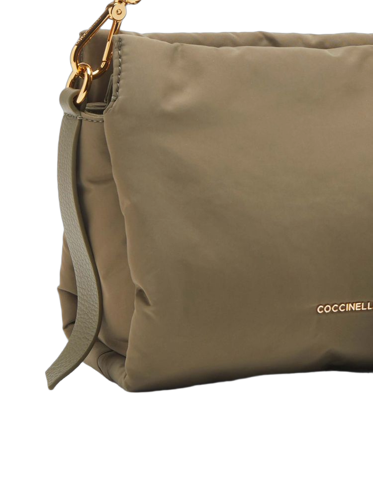Coccinelle Boheme Shoulder Bag — Green Polyester