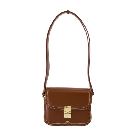 A.p.c. Grace Crossbody Bag — Brown Cowhide