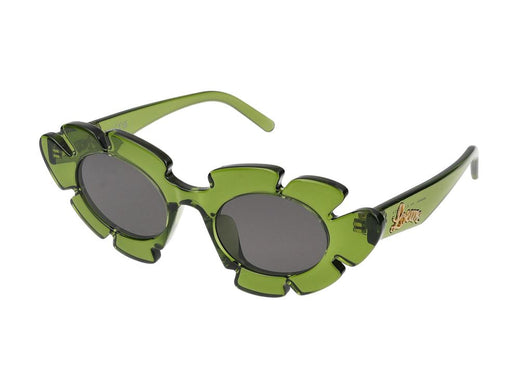 Loewe Lw40088u Novelty Lily-Pad Frame Sunglasses — Green Standard