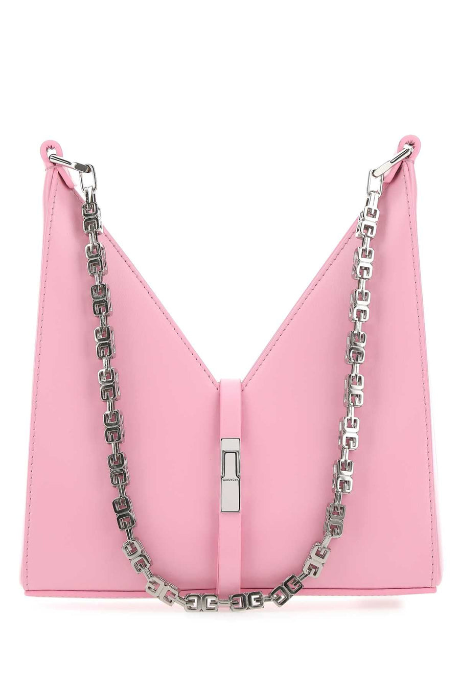 Givenchy Geometric Leather Shoulder Bag — Pink