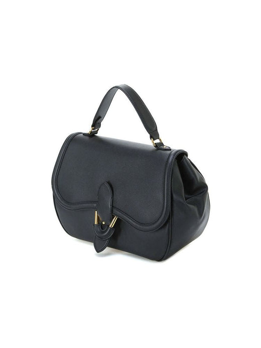 Coccinelle Blake Shoulder Bag — Black Cow Leather