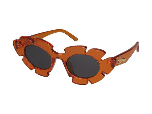 Loewe Lw40088u Flower-Shaped Frame Sunglasses — Orange Standard