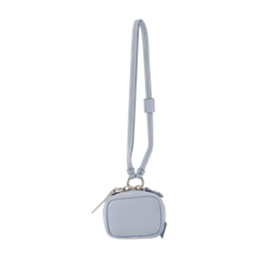 Acne Studios Camero Clip V Coin Purse — Blue Calfskin Purses