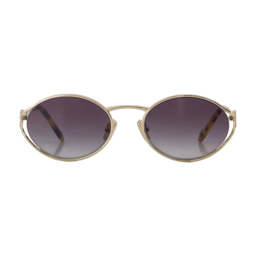 Miu Miu 0mu52ys-Zvn5d154 Oval Acetate Sunglasses — Clear