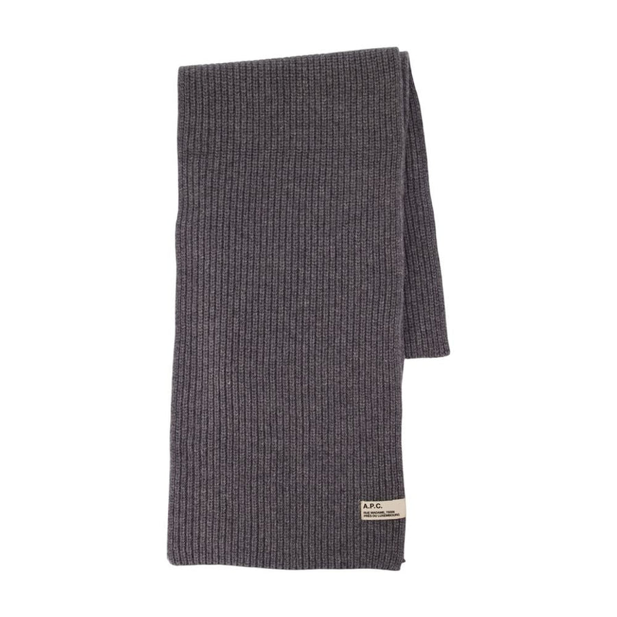 A.p.c. Sasha Scarf — Gray Wool Scarfs