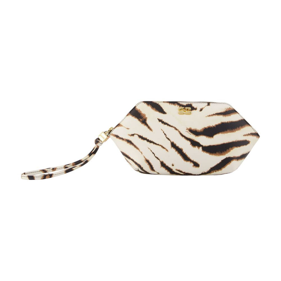 Ganni Bou Mini Bag — White Synthetic