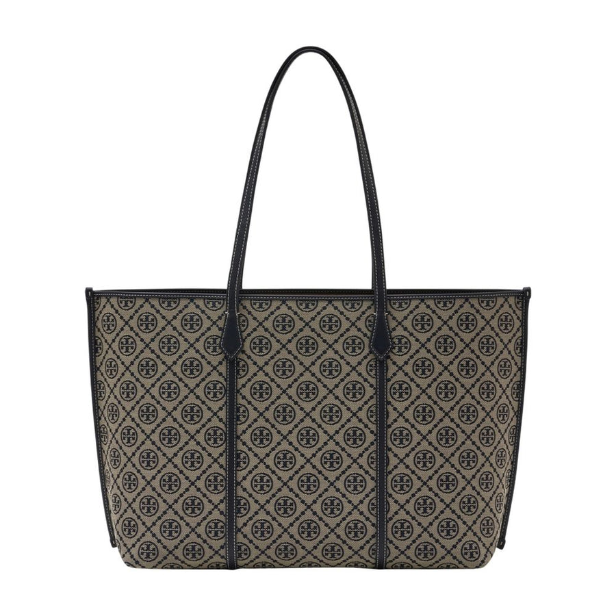 Tory Burch Perry Tote Bag — Navy Cotton