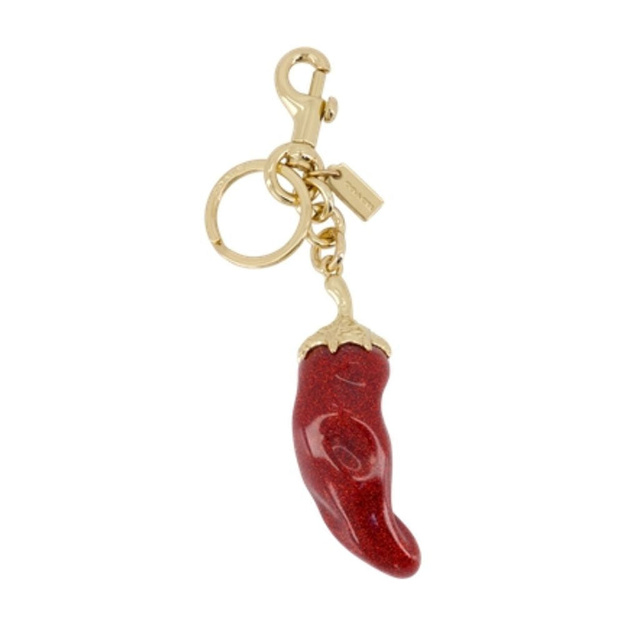 Coach Chili Pepper Acrylic Charm — Red Wallet