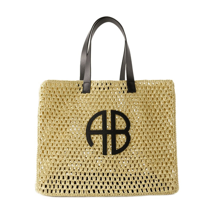 Anine Bing Rio Tote Bag — Beige Synthetic
