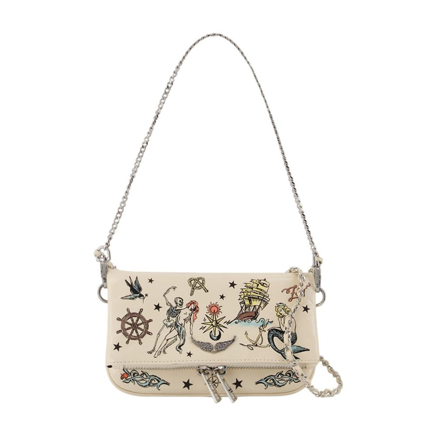 Zadig & Voltaire Crossbody Bag — White Cowhide