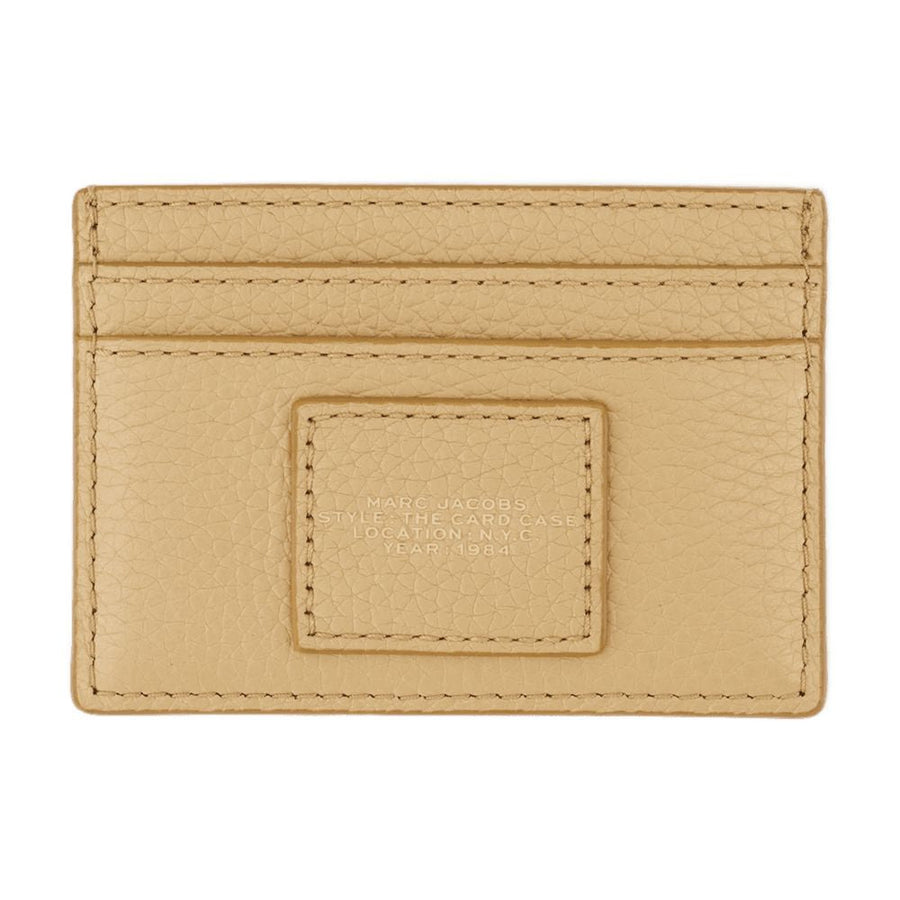 Marc Jacobs Leather Card Holder Case — Beige Cowhide Accessories / Wallets