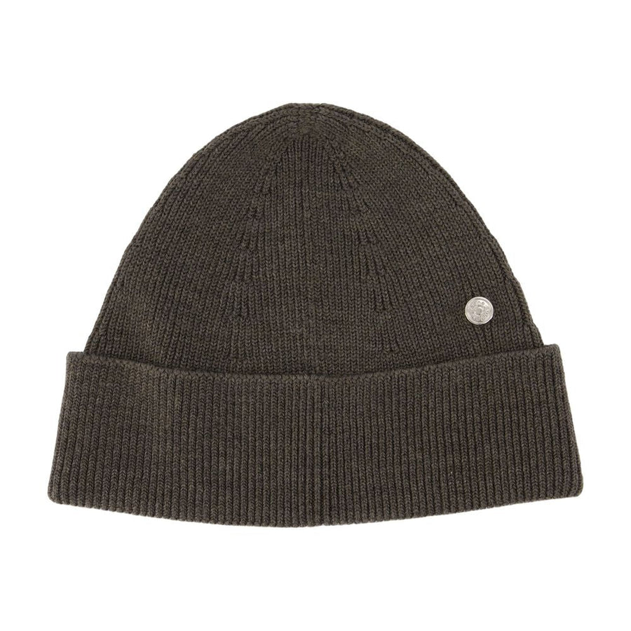 Acne Studios C40479-Ca3 Ribbed Wool Beanie — Gray Beanies