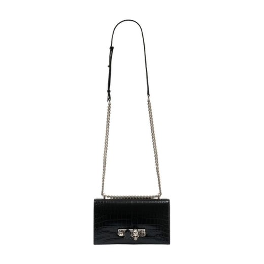 Alexander Mcqueen Crossbody Bag — Black Calfskin