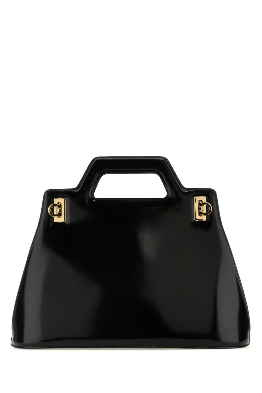 Ferragamo Wanda Top Handle Bag — Black