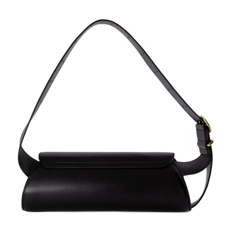 Jil Sander Shoulder Bag — Black Calfskin