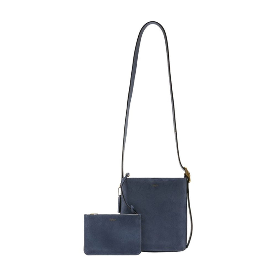 Coach Bleecker 21 Shoulder Bag — Blue Calfskin