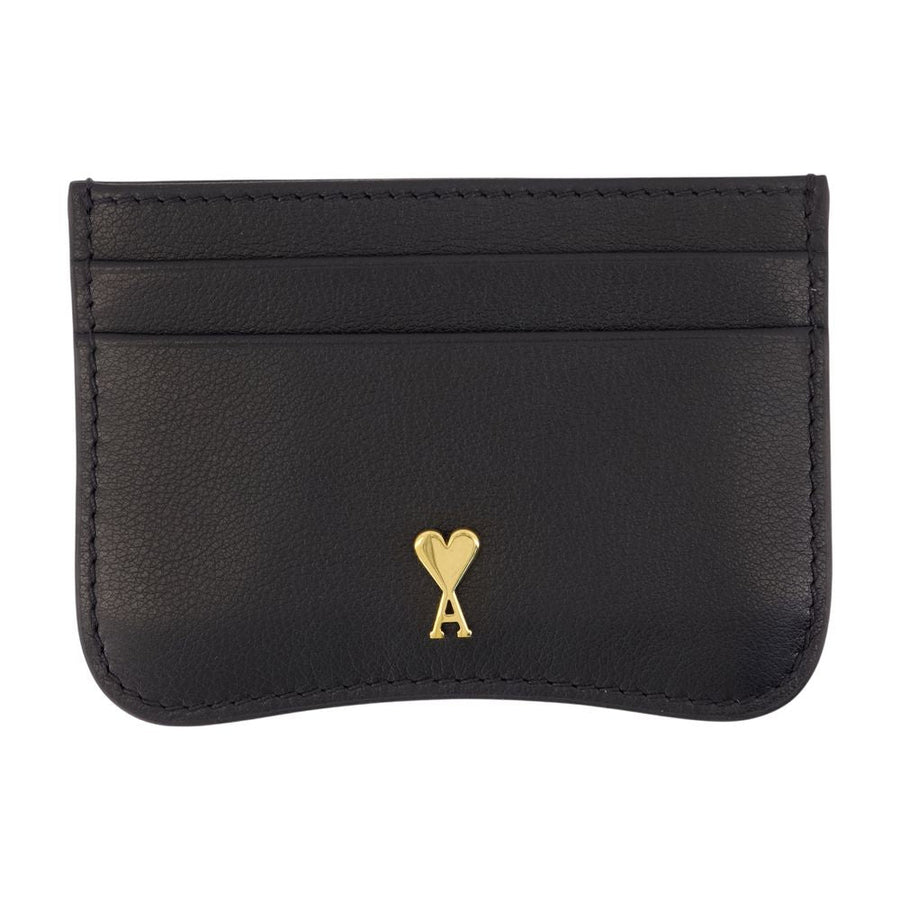Ami Paris Card Case — Black Calfskin Cases