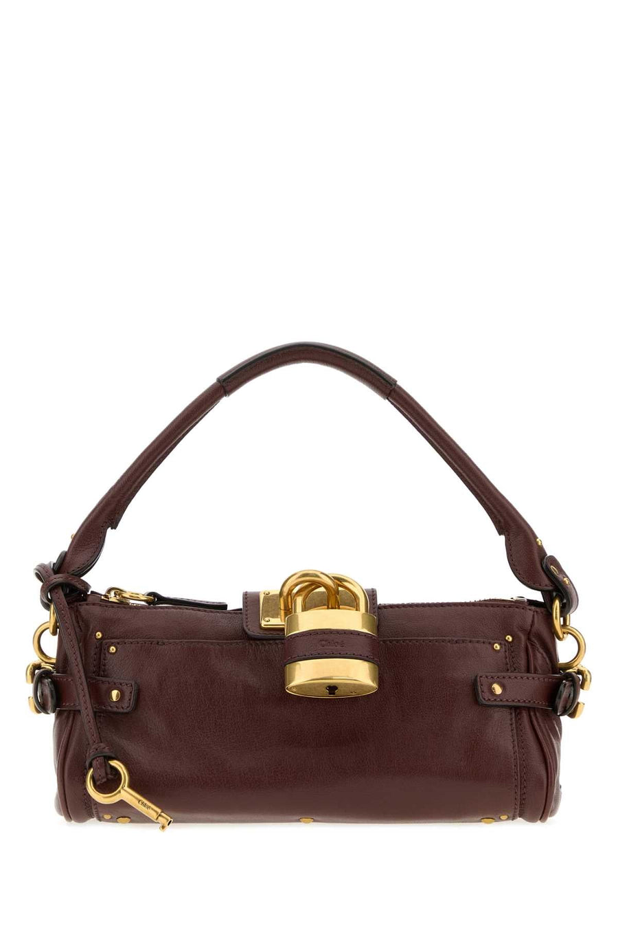 Chloé Leather Shoulder Bag — Brown