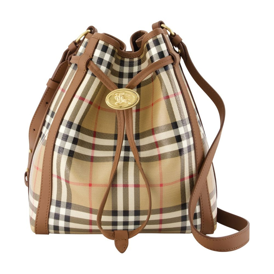 Burberry Crossbody Bag — Beige Cotton
