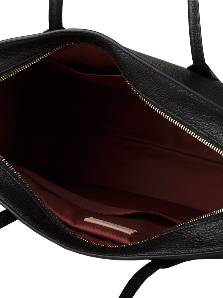 Coccinelle Shoulder Bag — Black Cowhide