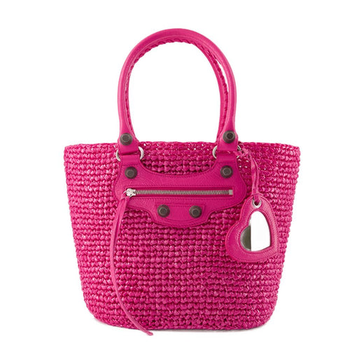 Balenciaga Shoulder Bag — Pink Nylon