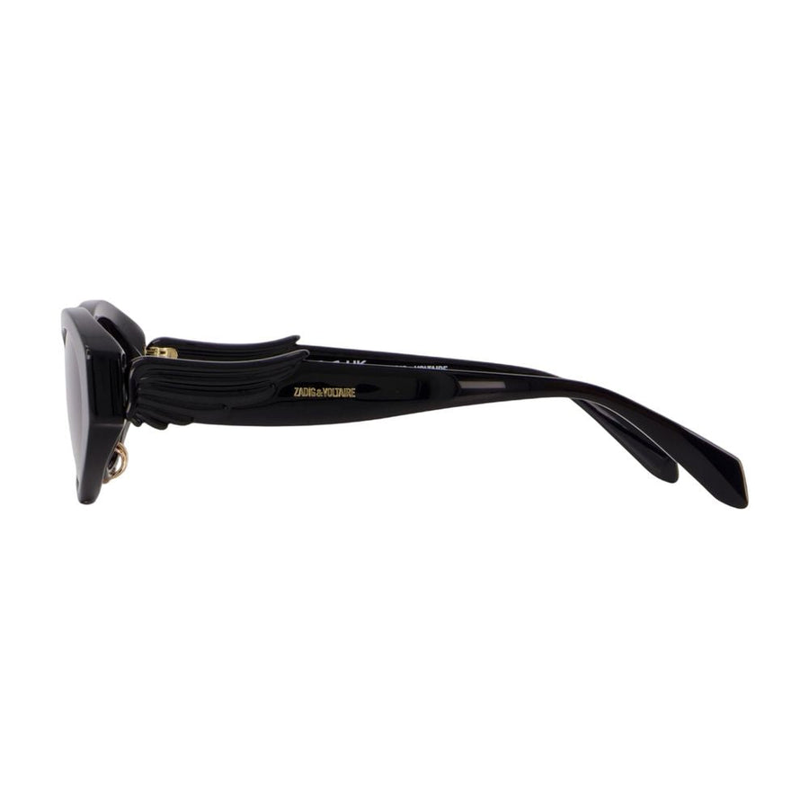 Zadig & Voltaire Owew00179-011 Sunglasses — Black Acetate