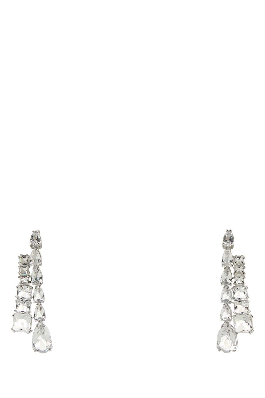 Swarovski Matrix Earrings — Silver