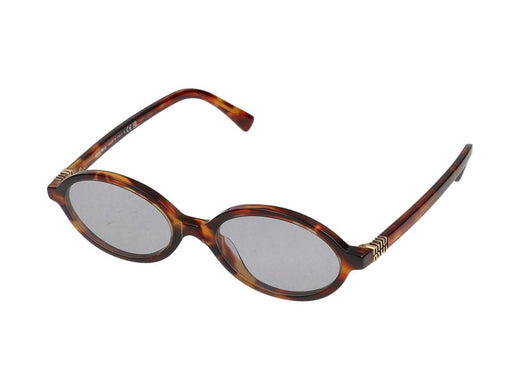 Miu Miu 0mu Oval Acetate Sunglasses — Tortoiseshell