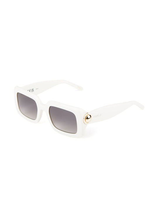 Furla Sfu980 Cream Acetate Sunglasses — White