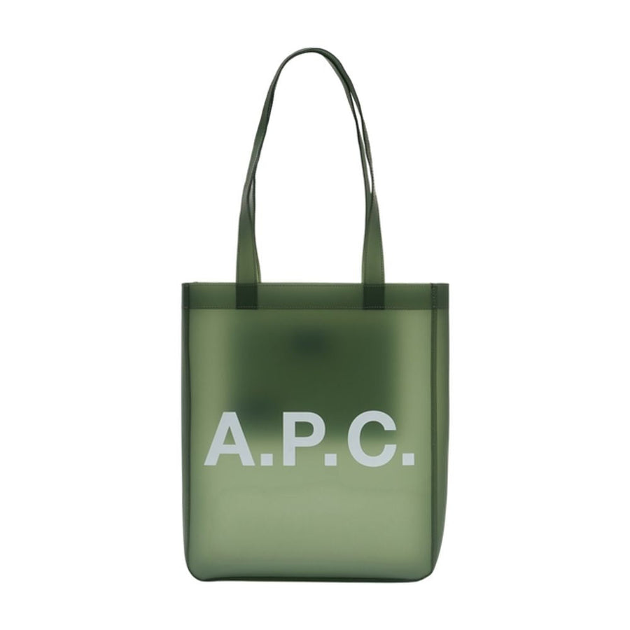 A.p.c. Lou Tote Bag — Green Synthetic