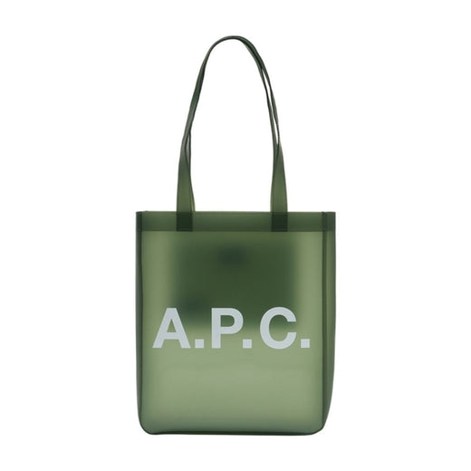 A.p.c. Lou Tote Bag — Green Synthetic