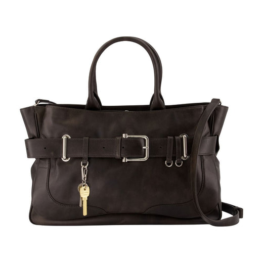 Osoi Top Handle Bag — Brown Cowhide