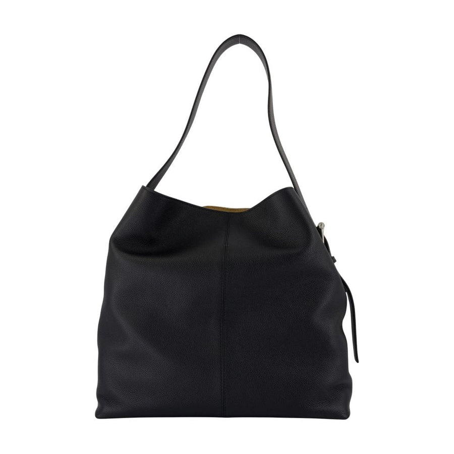 Alexander Mcqueen Calfskin Shoulder Bag — Black