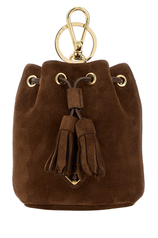 Prada Pouch Keychain — Brown Wallet
