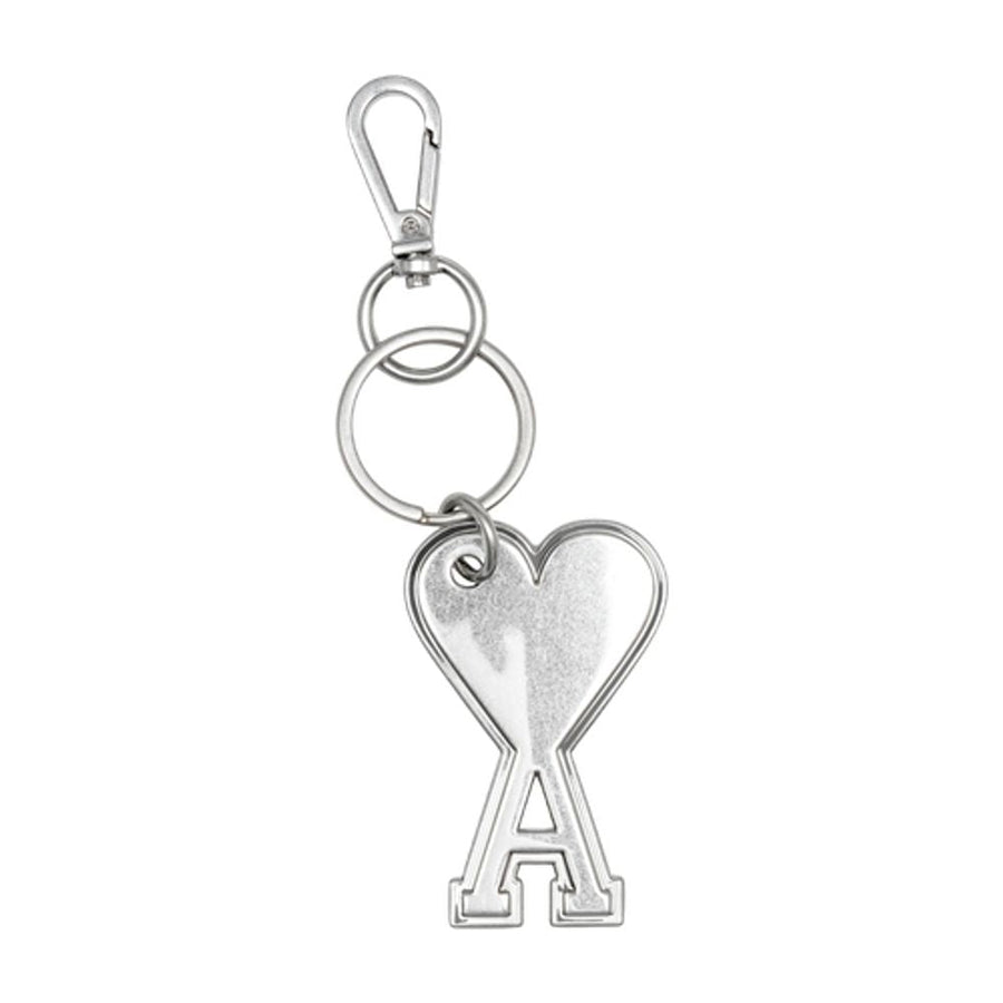 Ami Paris Key Case — Silver Metal Belt