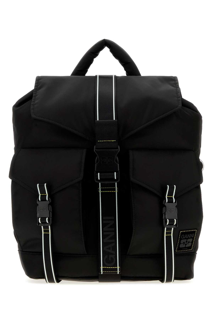 Ganni Re-Tech Sport Backpack — Black