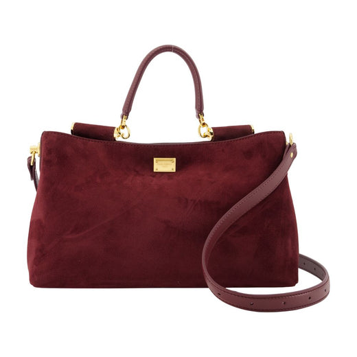Dolce&gabbana Crossbody Bag — Burgundy Calfskin