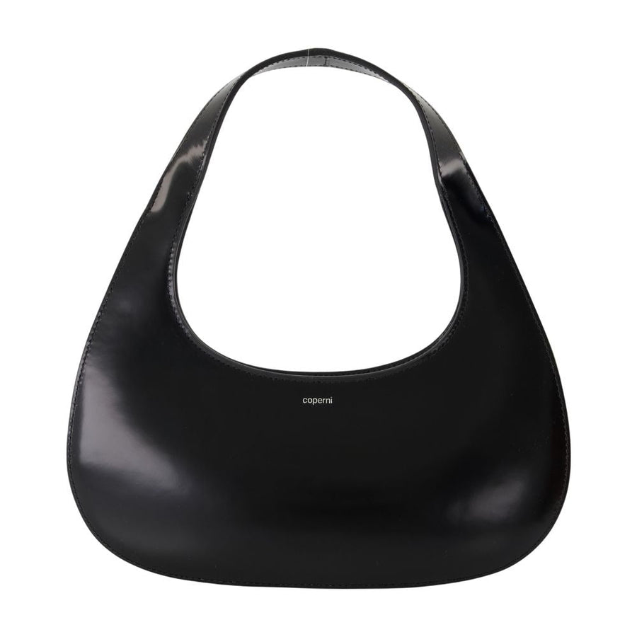 Coperni Shoulder Bag — Black Calfskin