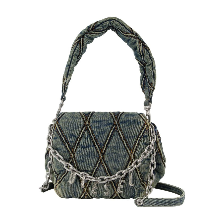 Diesel Shoulder Bag — Gray Cotton