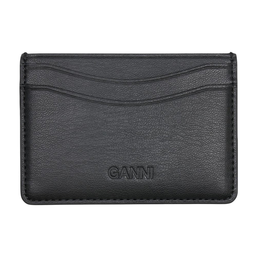 Ganni Card Case — Black Synthetic Cases