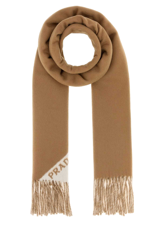 Prada Cashmere Scarf — Beige Exterior: Scarfs