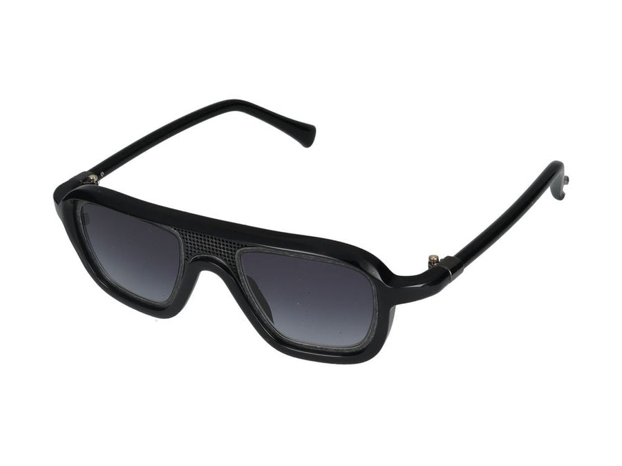 Yohji Yamamoto Sun502 Sunglasses — Black Acetato