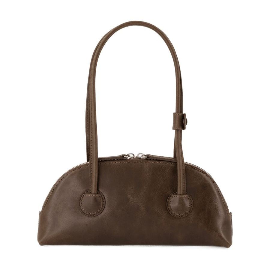 Marge Sherwood Bessette Shoulder Bag — Brown Cowhide