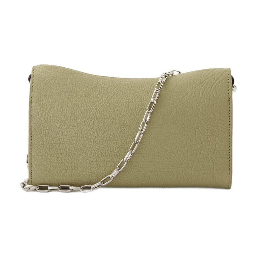 Burberry Rocking Horse Wallet — Beige Calfskin