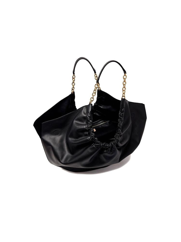 Coccinelle Smash Shoulder Bag — Black Cowhide