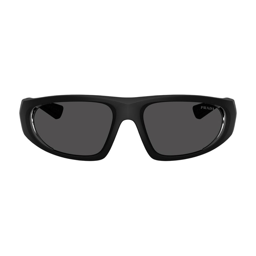 Prada 0psb03s-1bo06f57 Sunglasses — Black Acetate