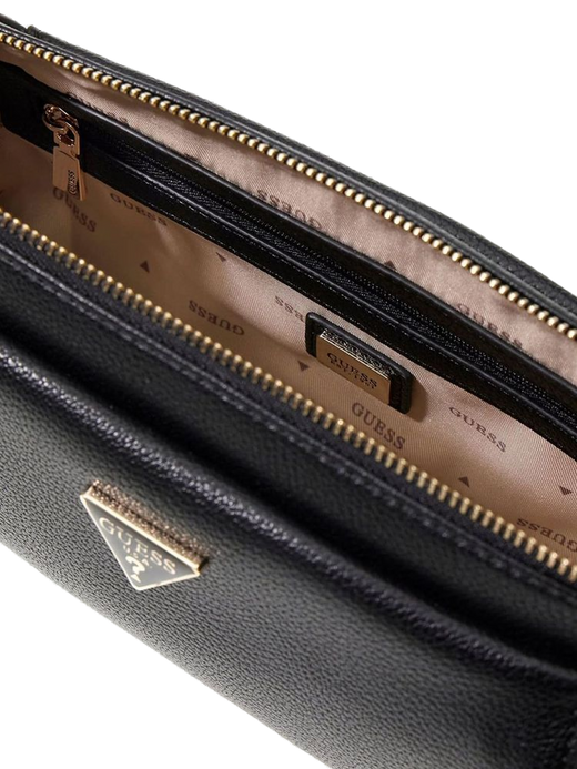 Guess Crossbody Bag — Black Polyurethane