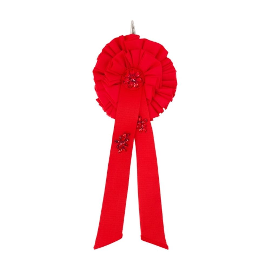 Simone Rocha Ribbon Rosette Coin Purse — Red Nylon Purses