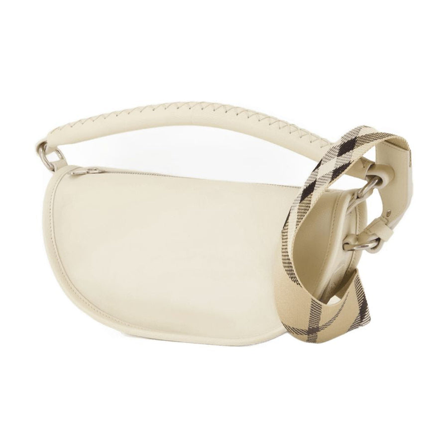 Burberry Shoulder Bag — White Calfskin
