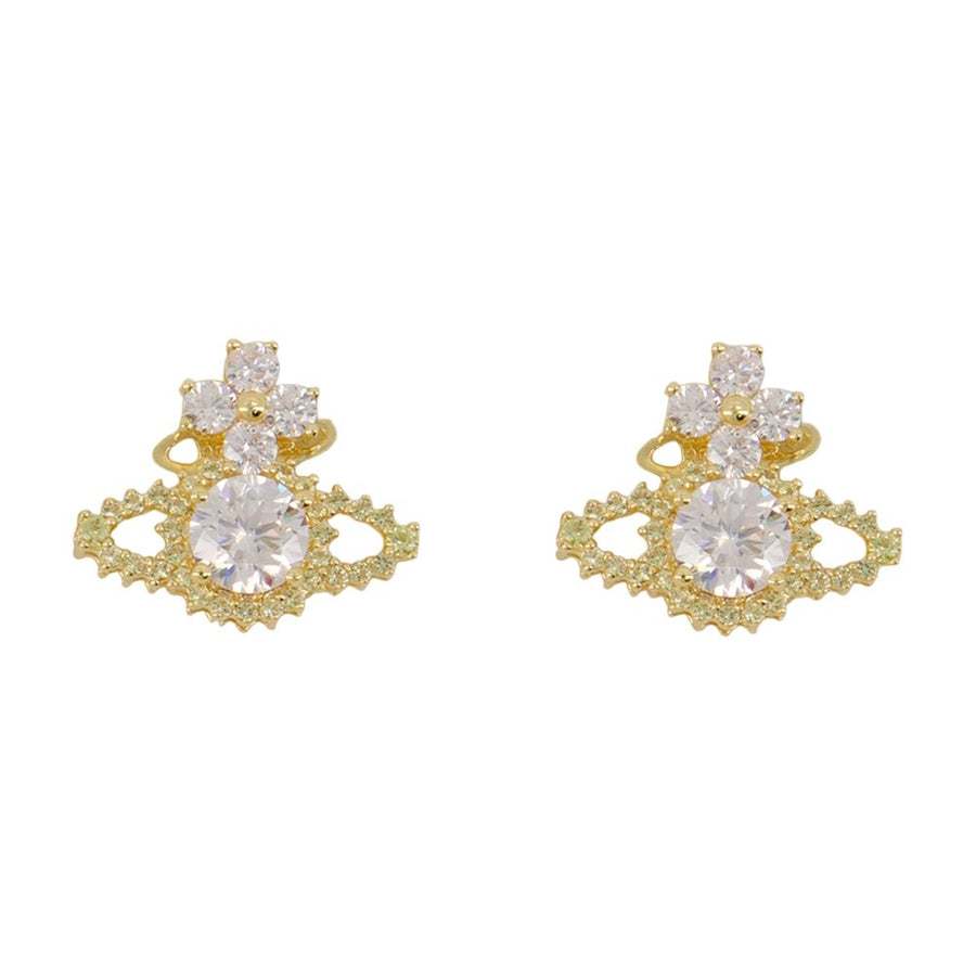 Vivienne Westwood Valentina Orb Earrings — Gold Metal